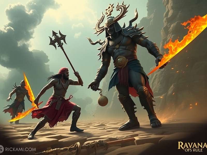 Ravana S Rule Battle Scene